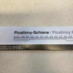 RAIL picatinny MAUSER M25 Recknagel (longueur 18,5cm)