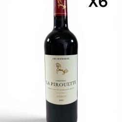 Ch&acirc;teau La Pirouette "Cru Bourgeois" AOC M&eacute;doc, 2023, le carton de 6 bouteilles.