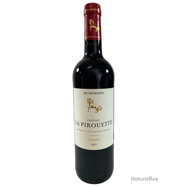 Ch�teau La Pirouette "Cru Bourgeois" AOC M�doc, 2023, le carton de 6 bouteilles.