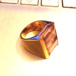 rare chevali&egrave;re ou bague sign&eacute; Swarovski t 54, voir 55