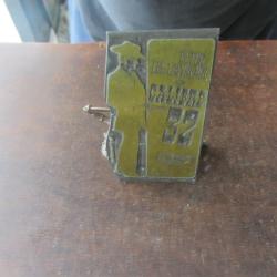 Plaque impression publicitaire film Calibre 32 de 1967