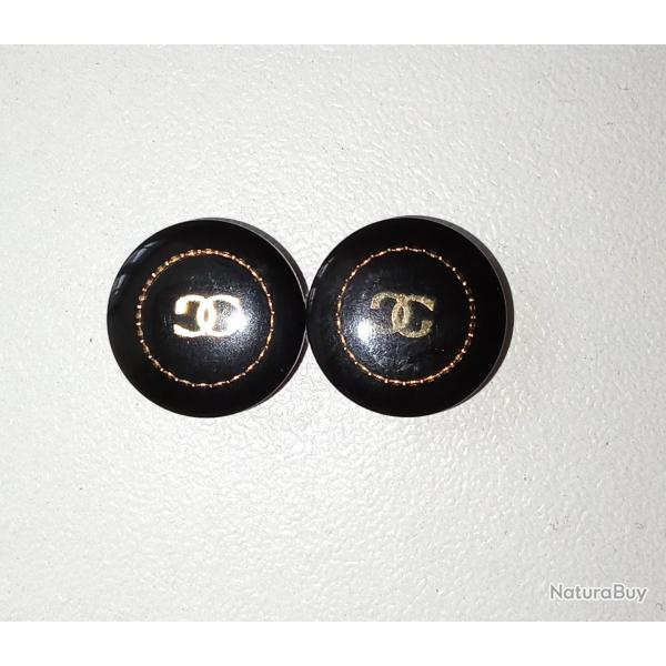 paires de boutons COCO Chanel