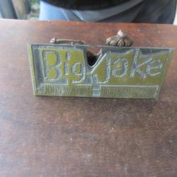 Plaque impression publicitaire film Big Jake 1971