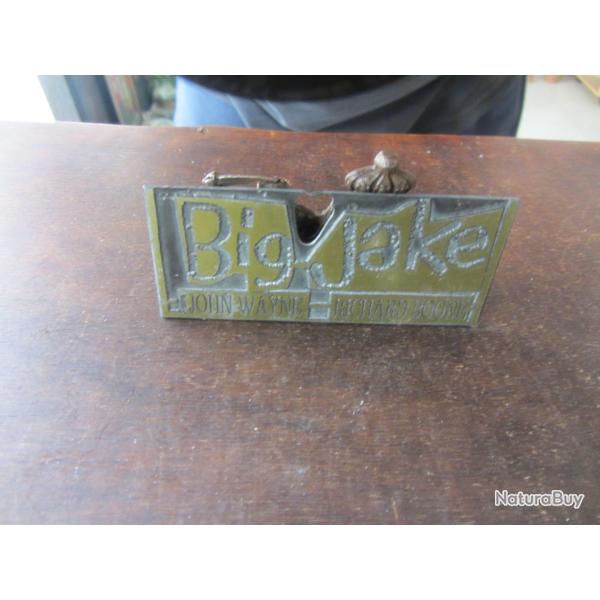 Plaque impression publicitaire film Big Jake 1971