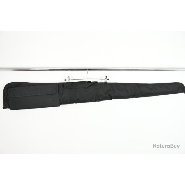 Fourreau Fusil  113cm noir avec poche