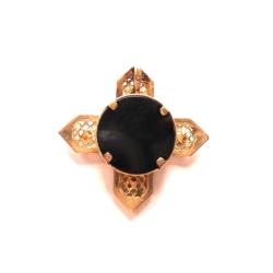 croix du nord, plaquer or