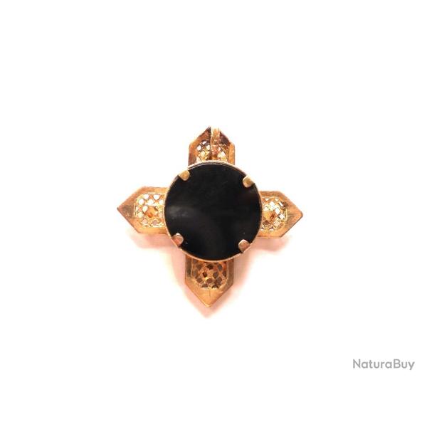 croix du nord, plaquer or