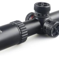 TIROPTIC 1,2-6X24 point central rouge/vert