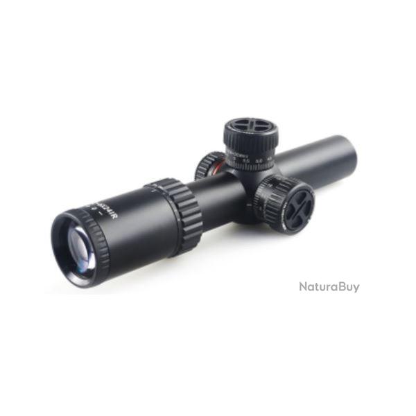 TIROPTIC 1,2-6X24 point central rouge/vert