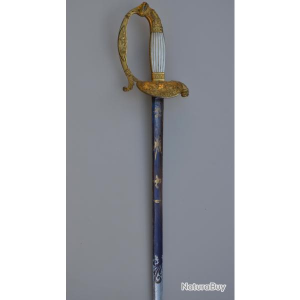 Ep�e d'officier d'�tat major sign�e �P. Knecht � Solingen� Peter Wilhelm Knecht � Solingen vers 1800