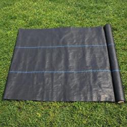 Feutre de paillage &eacute;cologique 90 g/m&sup2; - 1x10m pour protection des cultures