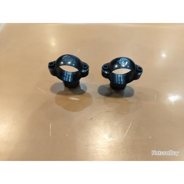 Colliers leupold QR amovible 25,4 mm noir brillant