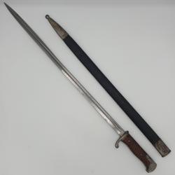 Baionnette ALLEMANDE - Mod&egrave;le 1898 2&egrave;me type avec fourreau - n&deg;2.