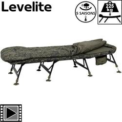 Bed Chair Trakker Levelite ELS-MF Bed System Wide 8 Pieds 5 Saisons