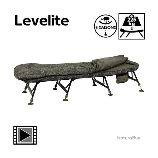 Bed Chair Trakker Levelite ELS-MF Bed System Wide 8 Pieds 5 Saisons