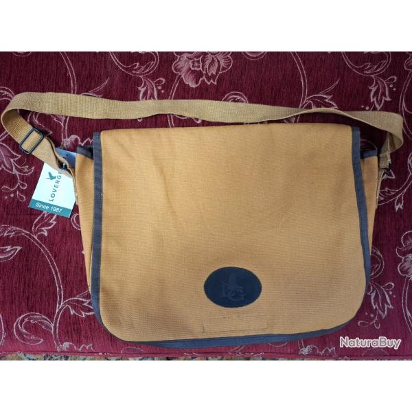 Gibeci�re LOVERGREEN en Toile int�rieur doubl� couleur Camel