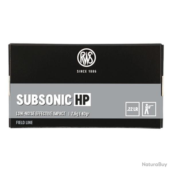 RWS SUBSONIC HP 40G 22LR