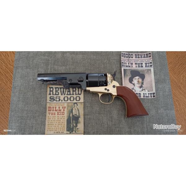 REVOLVER POUDRE NOIRE 1851 SHERIFF.JAMAIS TIR�. SUPERBE ETAT.PIETTA CALIBRE 44.