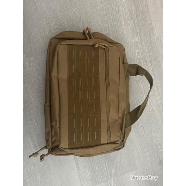 Housse arme de poing tan