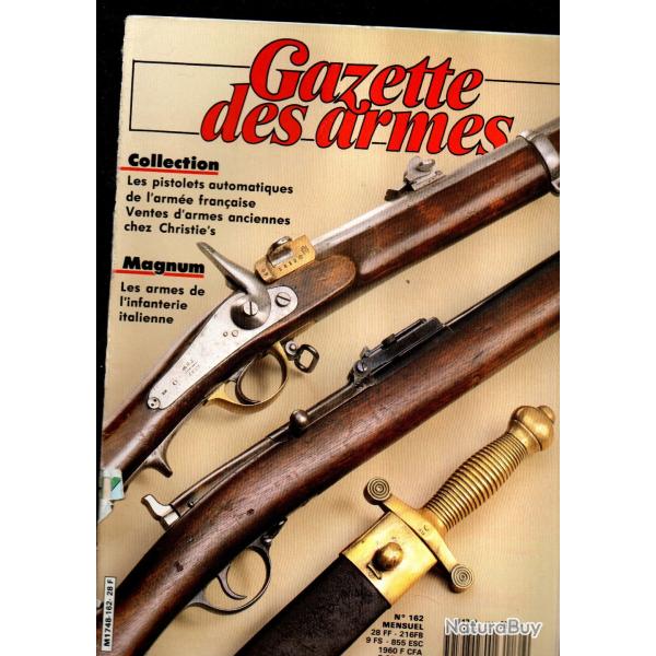 gazette des armes 162 part 1 fusils krnka et derdans contre winchester turques, p.a.arm�e fran�aise