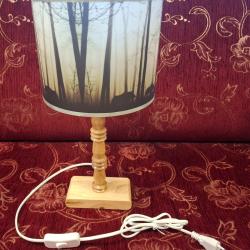 Lampe d'int&eacute;rieur LOVERGREEN pied bois