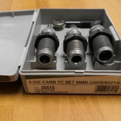 JEU D OUTILS CARBURE  9MM LUGER   9X19 9X21 9X23 WIN MAG  RCBS OCCASION