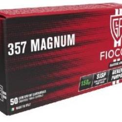BOITE DE 50 CARTOUCHES FIOCCHI CAL.357 MAGNUM 158GRS - CATEGORIE B