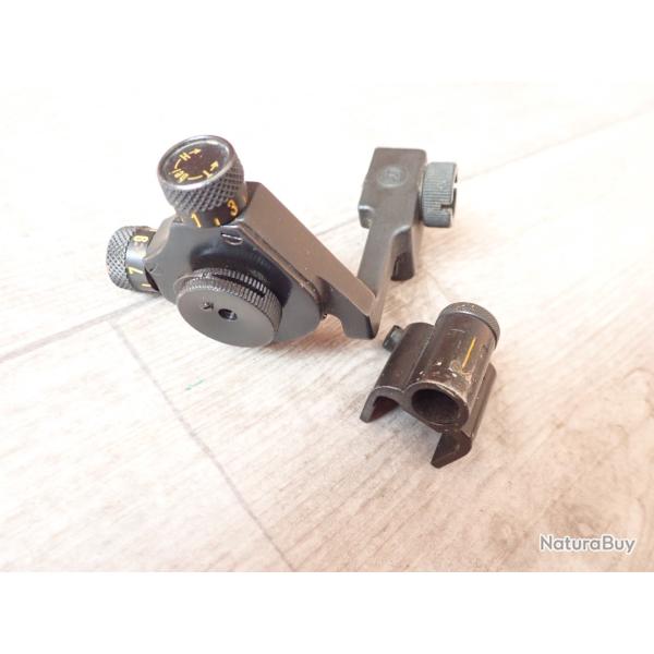 BEAU DIOPTRE + TUNNEL pour fusil K31 Rubin Schmidt Suisse