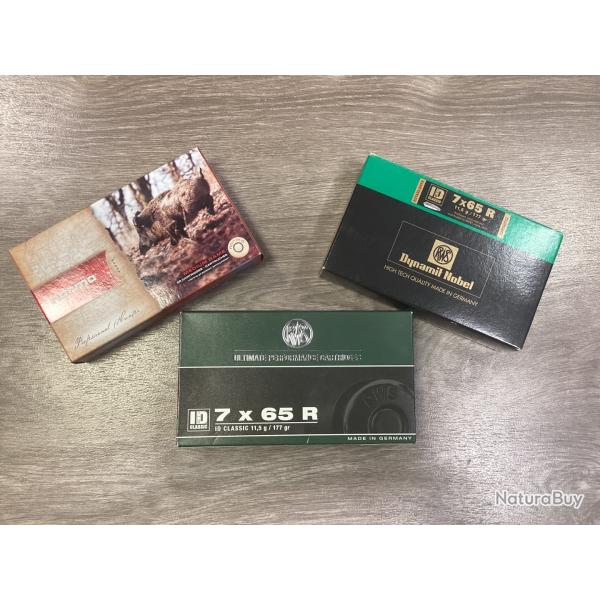 Lot de munition calibre 7X65R