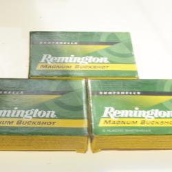 lot de 3 boites de 5 Cartouches Magnum Buckshot  REMINGTON
