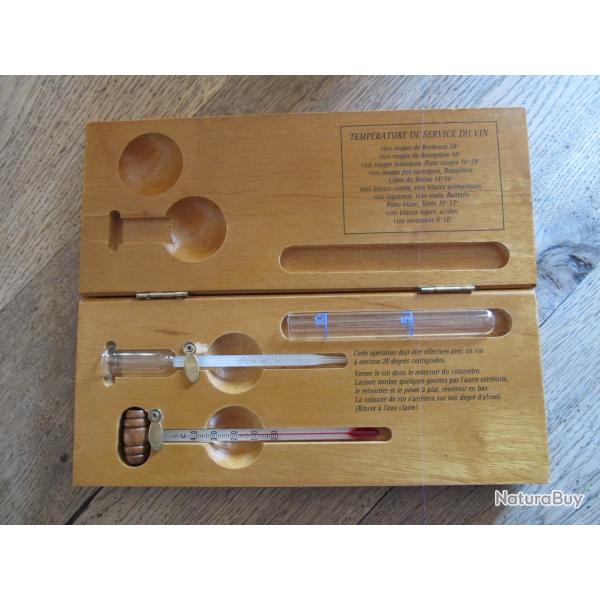 temp�rature de service des vins en coffret