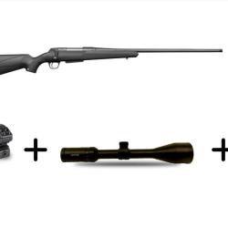 Pack affut approche WINCHESTER XPR 6.5 cr + lunette + silencieux 18 x100