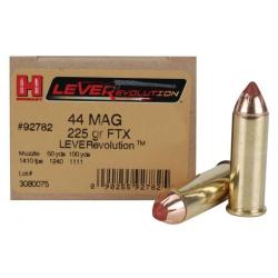 Munitions HORNADY calibre 44 Rem Mag FTX 225gr - 14.5g x20