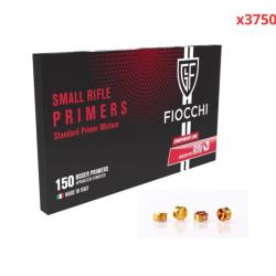 AMORCES FIOCCHI SMALL RIFLE x3750 