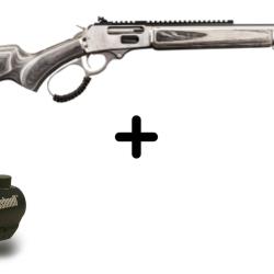 PACK CARABINE ROSSI R95 CALIBRE 44MAG + SILENCIEUX + POINT ROUGE TRS 25