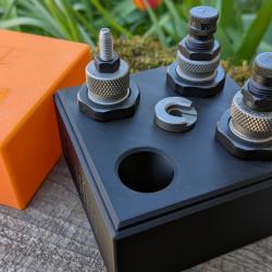 Die Holder 9mm � Support rangement 4 dies + shell holder