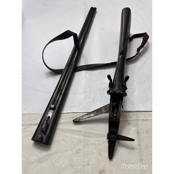 Fusil type Lefaucheux transform�Percution centrale cal 16/65