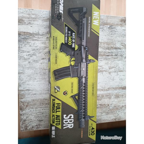 Crosman DPMS SBR Full Auto, carabine cal. 4.5 mm BB