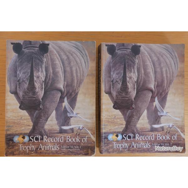 SCI Record Book of Trophy animals Edition XI Vol 1 et 2 (Africa)
