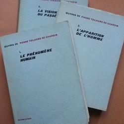(1959) �uvres de Pierre Teilhard de Chardin : tome 1 tome 2 tome 3