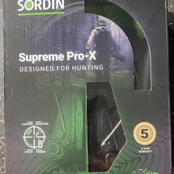 Casque SORDIN Supr&ecirc;me Pro X Neuf (encore emball&eacute;)