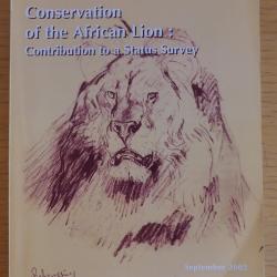 Conservation of the African Lion Contribution to a Status Survey