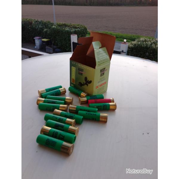 16 cartouches calibre 28/70