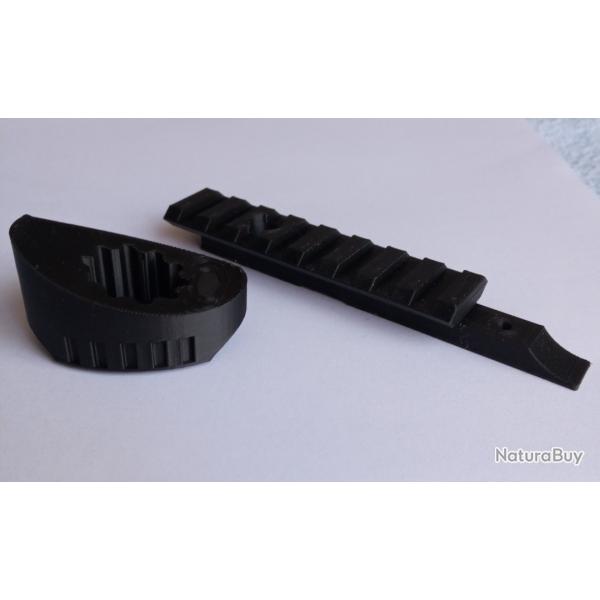 Rail picatinny+ bouton punch perforateur pour umarex HDS68