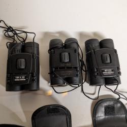 Lot 3 paires de jumelles