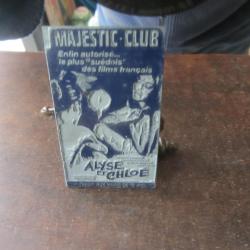 Plaque impression publicitaire film Alyse & Chlo&eacute; 1970