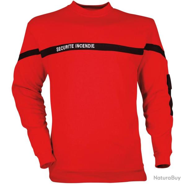 Sweat shirt S�curit� Incendie 4XL ROUG