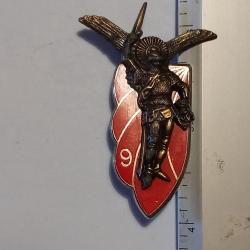 Insigne du 9&egrave;me r&eacute;giment de chasseurs parachutistes (9&egrave;me RCP) - Drago, Paris