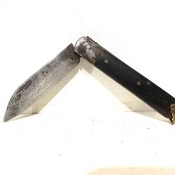 Ancien couteau pliant de collection XIX &egrave;me marquage Fourgeron &agrave; identifier
