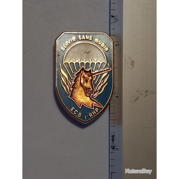 Insigne de l'escadron commandement et services (ECS) du 1er RHP